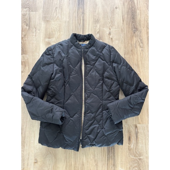 J. McLaughlin Jackets & Blazers - J. McLaughlin Women's Quilted Jacket Solid Black Pockets And Full Zip‎ Size M